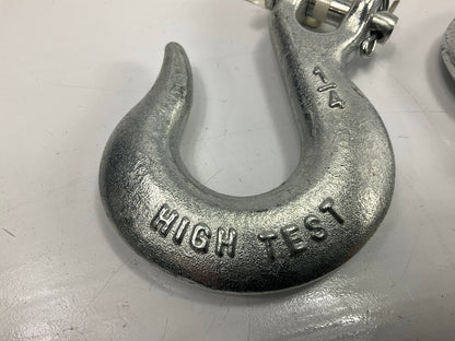 (10) Forney 61050 1/4'' Clevis Slip Hook - 1,950 Lbs, Drop Forged And Galvanized