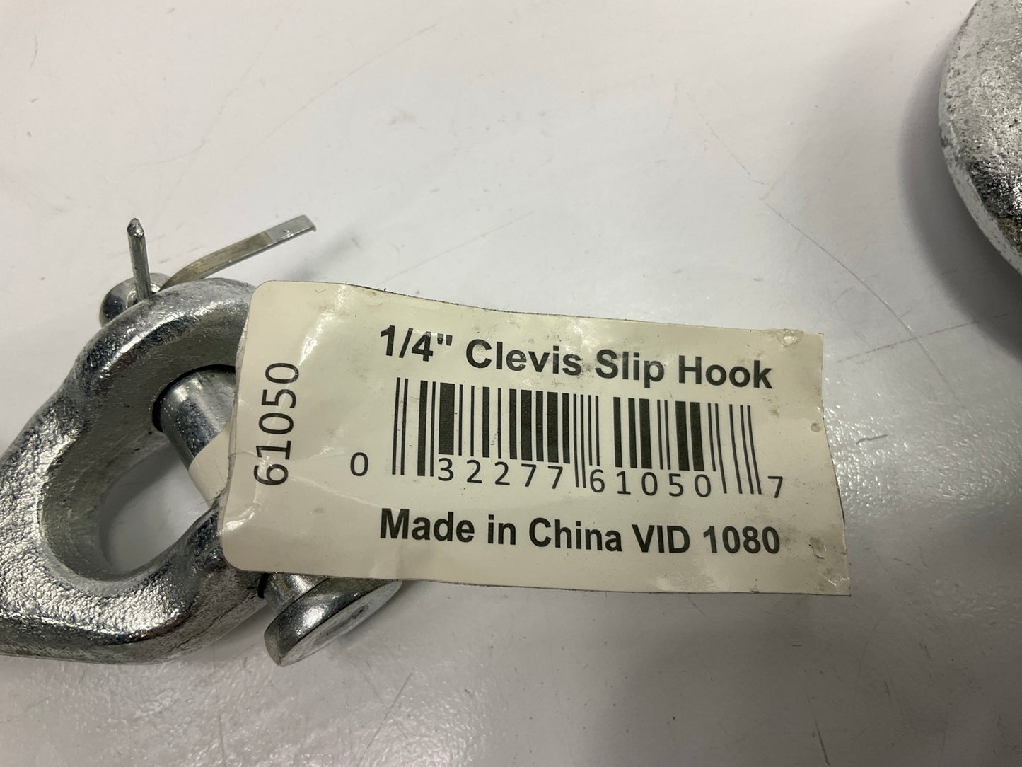 (10) Forney 61050 1/4'' Clevis Slip Hook - 1,950 Lbs, Drop Forged And Galvanized