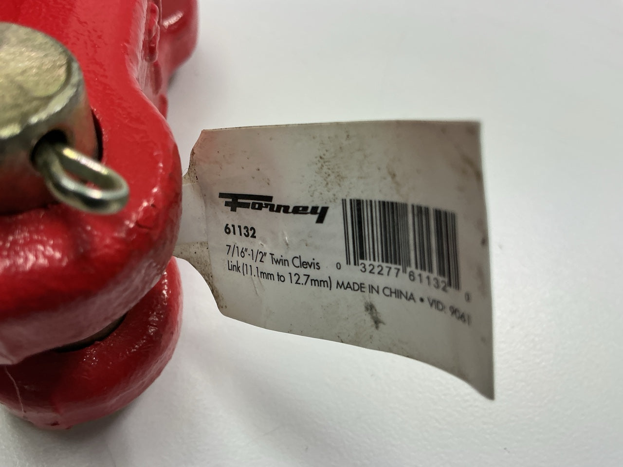 Forney 61132, Twin Clevis Link, 7/16 In-1/2 In
