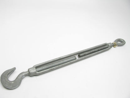 Forney  61325 - 1500 Lb 1/2'' X 12' Galvanized Hook & Eye Turnbuckle