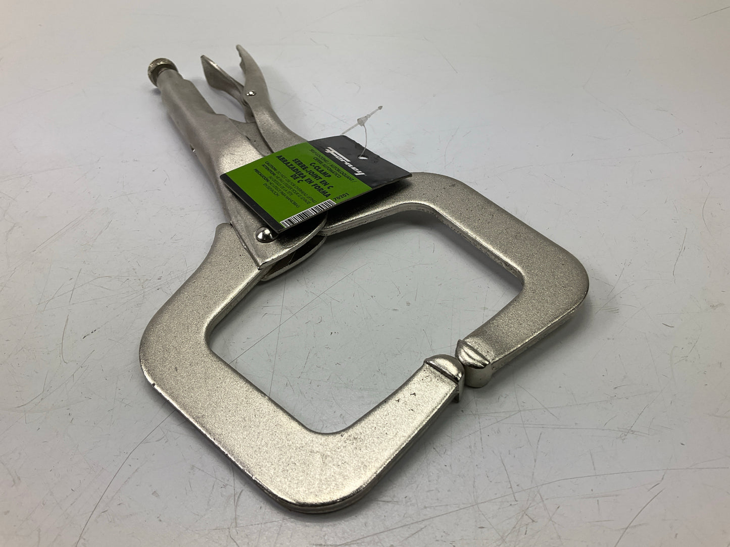 Forney 70201 C-Clamp Deluxe Vise Grip, Locking, 3-3/4'' Opening X 10-1/2'' Long