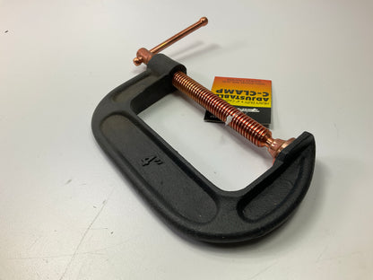 Forney 70227 Heavy Duty 4'' Cast Iron Adjustable C-clamp