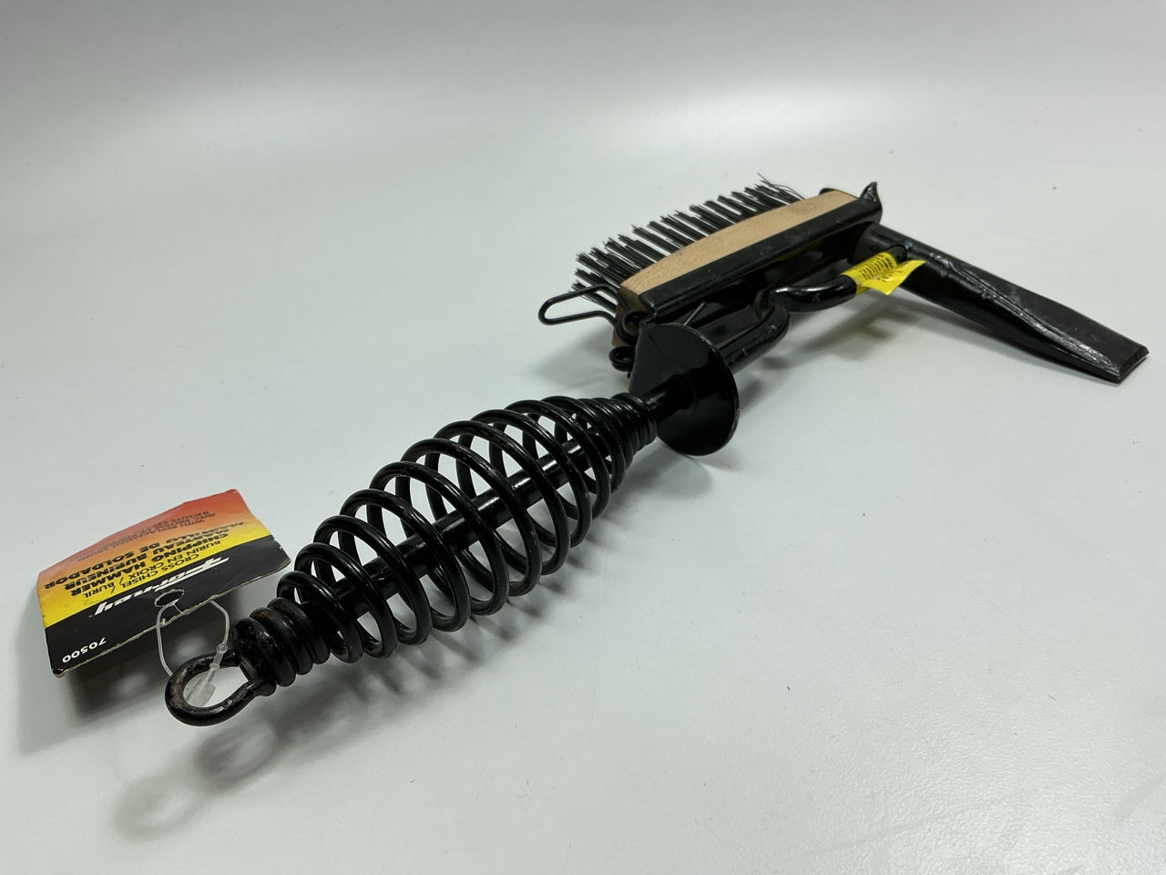 Forney 70500 Chipping Hammer With Wire Brush Attachment