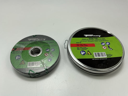 (10) Forney 71217 - Aluminum Grinding Cut-Off Wheel, 4-1/2'' X 1/16'' Type 1