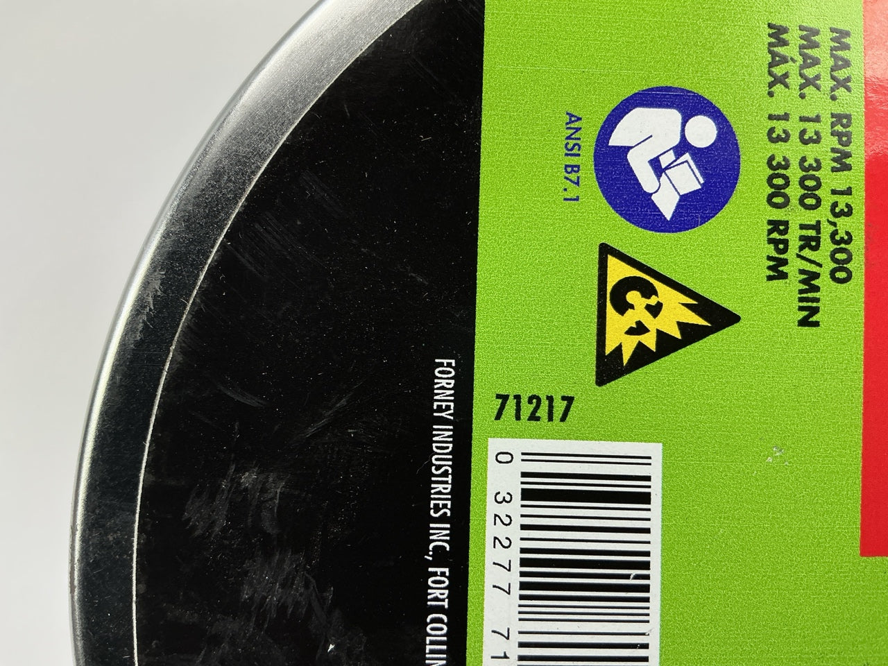 (10) Forney 71217 - Aluminum Grinding Cut-Off Wheel, 4-1/2'' X 1/16'' Type 1