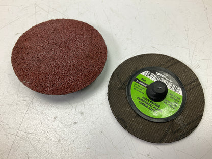 (5) Forney 71745 2'' (50mm) Quick Change Sanding Disc, A80