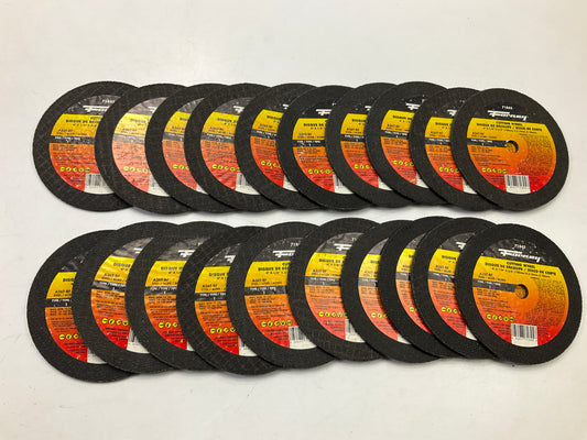 (20) Forney 71845 4''x1/8'' Cut-Off Wheels 3/8-Inch Arbor, Metal Type 1, A36T-BF