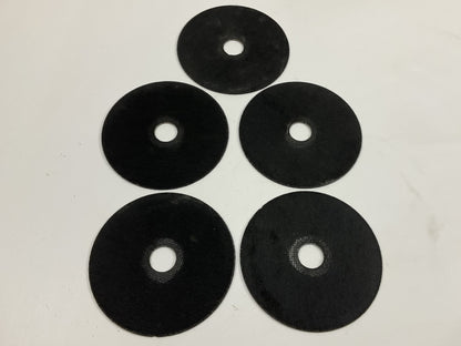 (5) Forney 71850 Cut-Off Wheel, Metal, Type 1 (Flat), 5 In X 1/16 In X 7/8 In