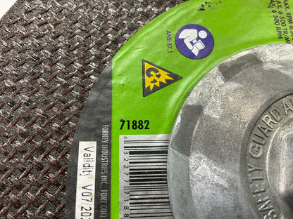 Forney 71882 Grinding Wheel, Metal, Type 27, 8'' X 1/4'' Thick X 5/8''-11 Arbor