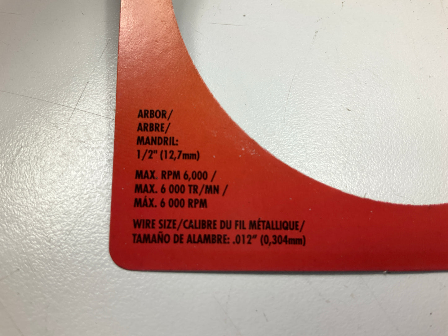 Forney 72746 3'' Coarse Wire Wheel, 1/2'' Arbor Hole