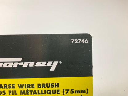 Forney 72746 3'' Coarse Wire Wheel, 1/2'' Arbor Hole