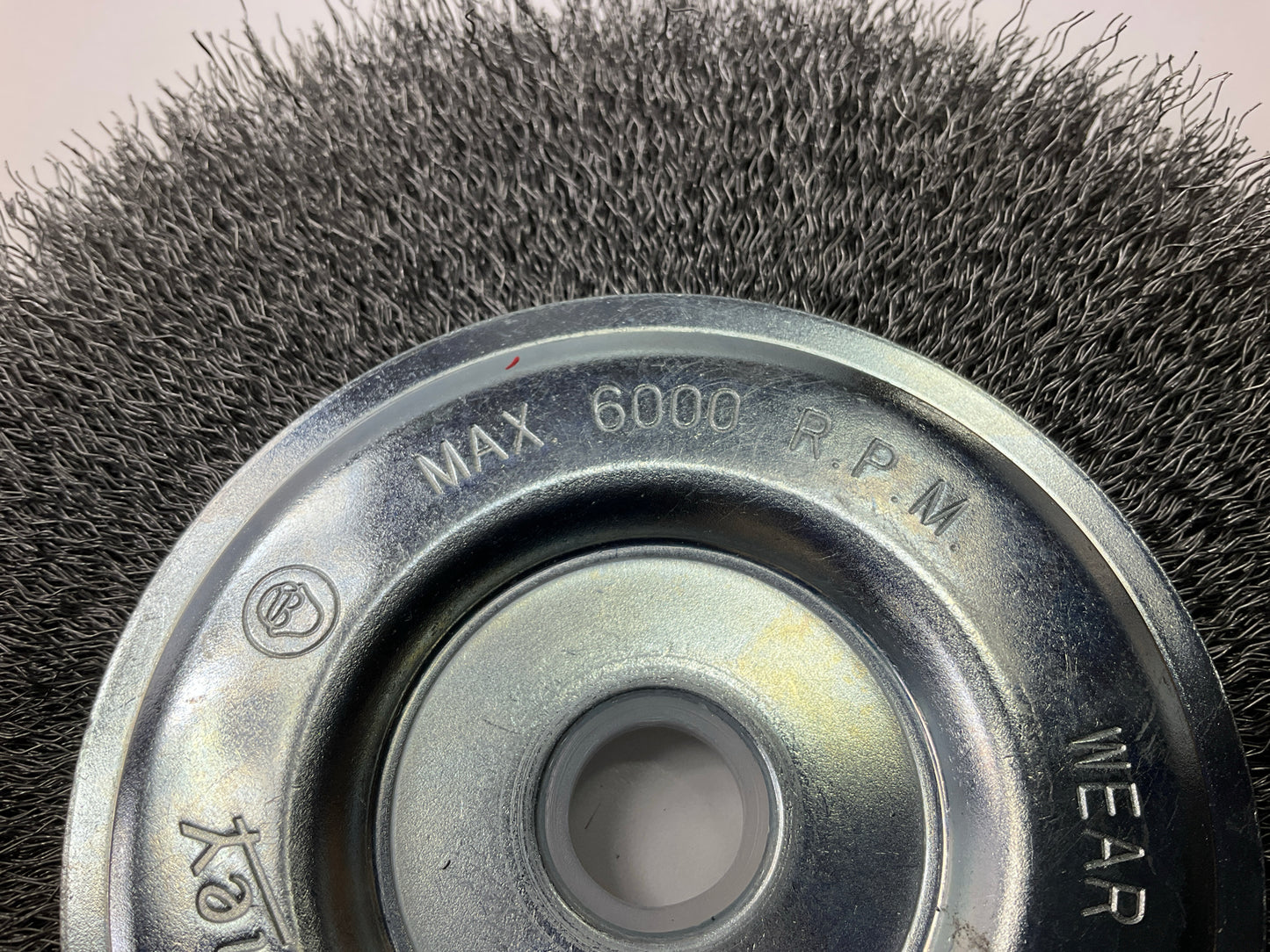 Forney 72747 Wire Wheel, Crimped, 6 In X .008 In X 1/2 In - 5/8 In Arbor