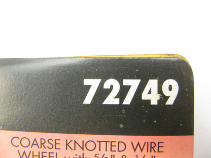 Forney 72749 6'' Twist Knot Wire Wheel Brush For 5/8'' - 1/2'' Arbor Hole Grinders