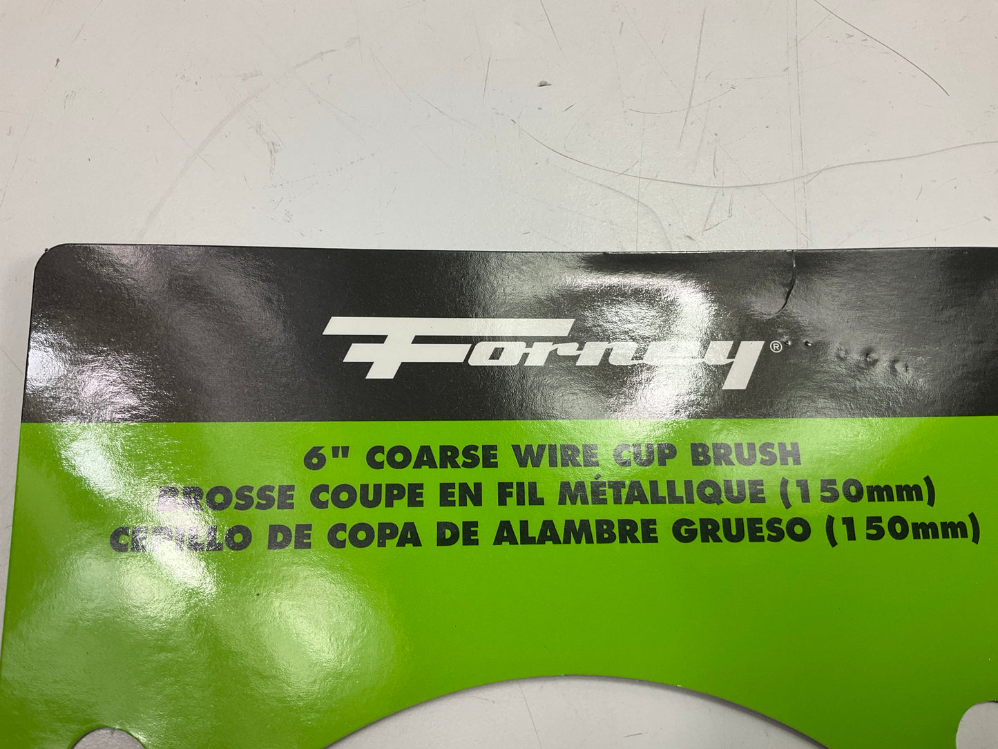 Forney 72756 Cup Brush, Knotted, 6 In X .020 In X 5/8 In-11 Arbor
