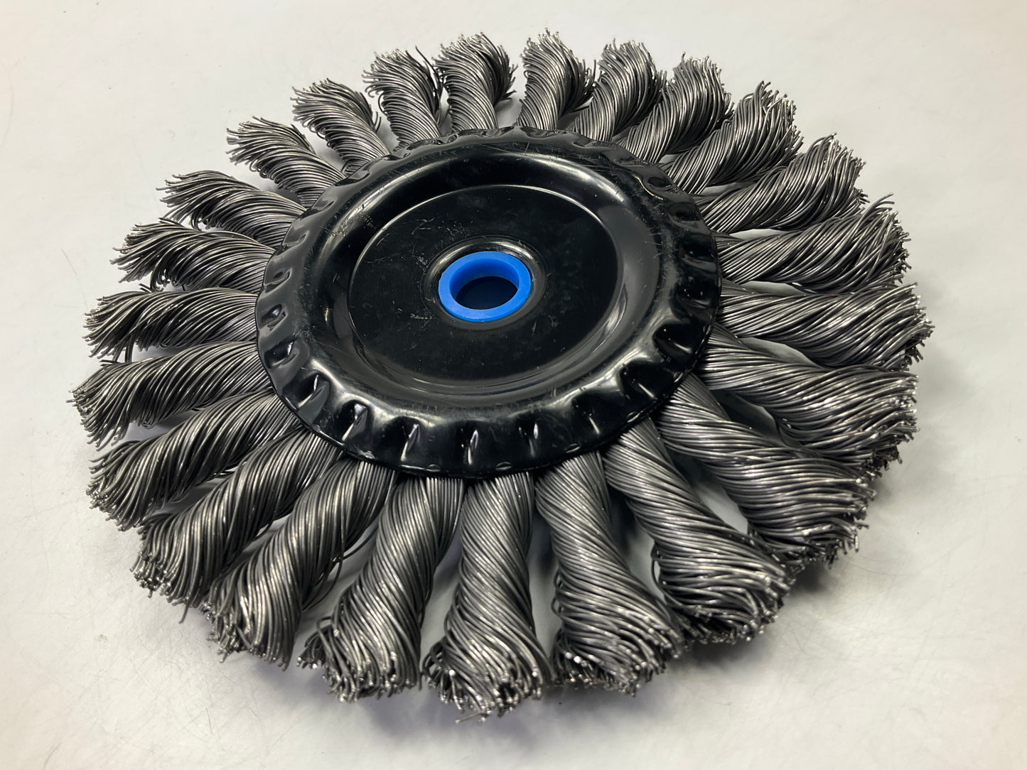 Forney 72840, Command PRO Wire Wheel, Knotted, 6 In X .020 In X 1/2 In - 5/8 In