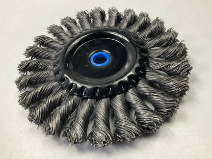 Forney 72840, Command PRO Wire Wheel, Knotted, 6 In X .020 In X 1/2 In - 5/8 In