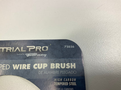 Forney 72856 3'' Premium Crimped Wire Cup Brush, 5/8''-11 & M14 X 2.0 Arbor