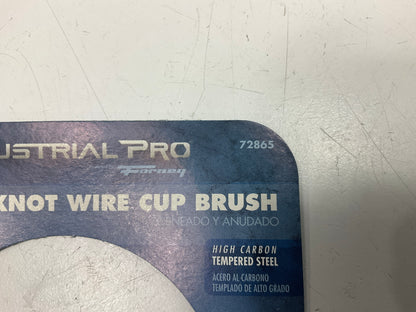 Forney 72865 Wire Cup Welding Wire Brush Knotted, 3'' X .020'' X M10 X 1.25/1.50