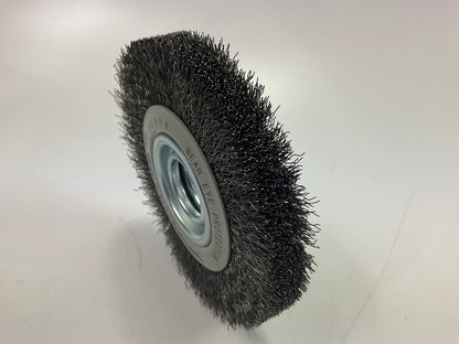 Forney 72896 Command PRO Wire Wheel, Crimped, 6 In X .014 In X 1/2 In - 5/8 In