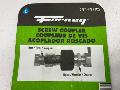 Forney 75108 Screw Coupling, M22F X 3/8 Inch FNPT