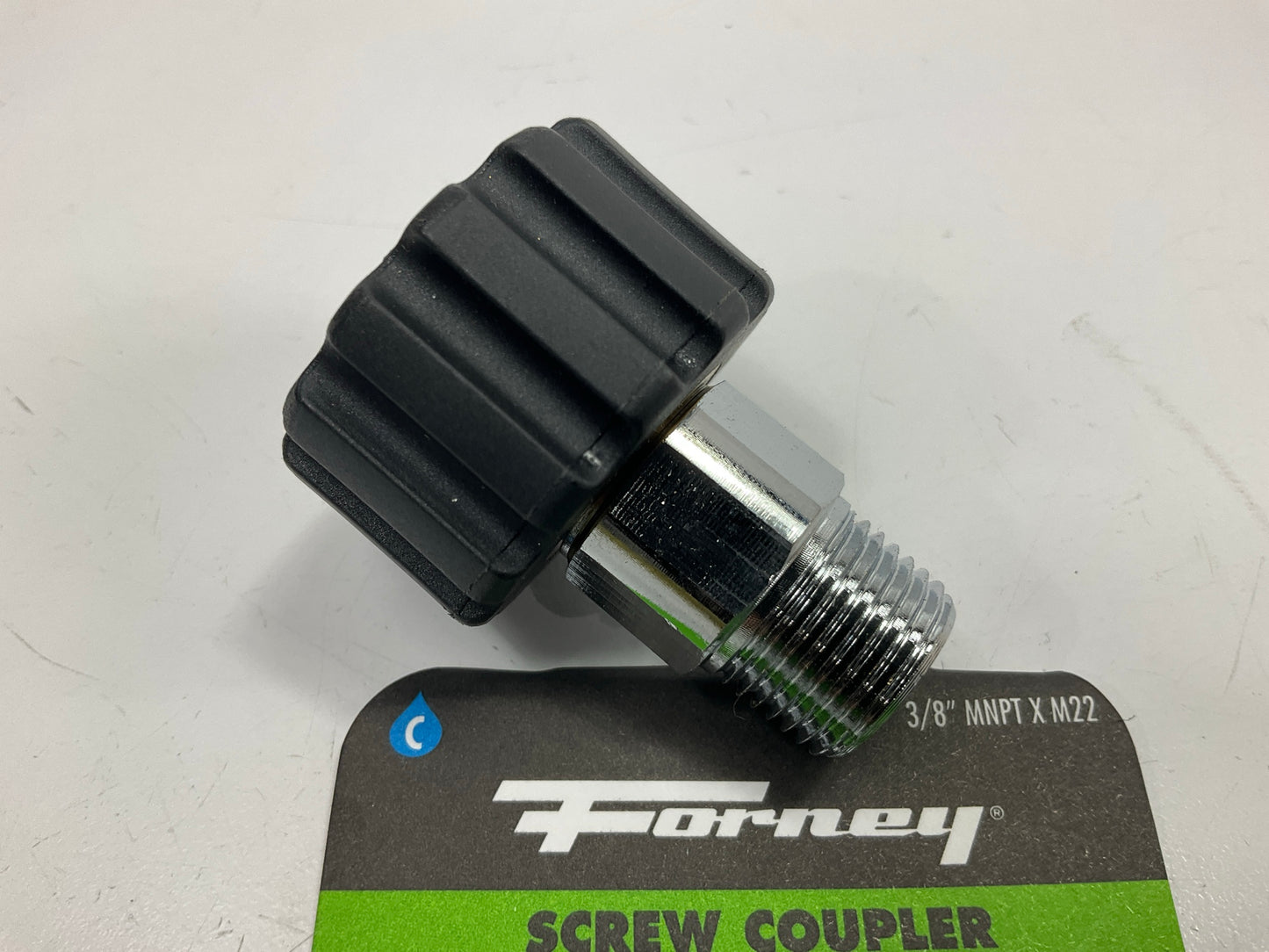 Forney 75109 Screw Coupling, M22F X 3/8 Inch MNPT