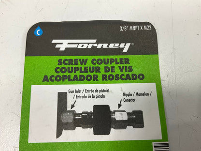 Forney 75109 Screw Coupling, M22F X 3/8 Inch MNPT