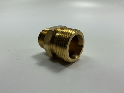 Forney 75117 Male Screw Nipple 3/8'' Gun Inlet MNPT X M22 Coupler Adapter