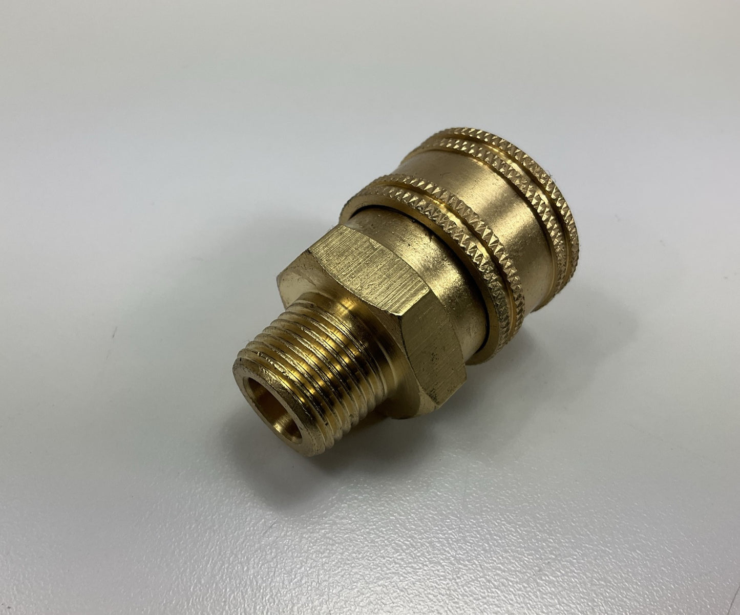 Forney 75128 3/8'' Male Quick Coupler Pressure Washer Socket 4200 PSI Coupler