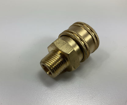 Forney 75128 3/8'' Male Quick Coupler Pressure Washer Socket 4200 PSI Coupler