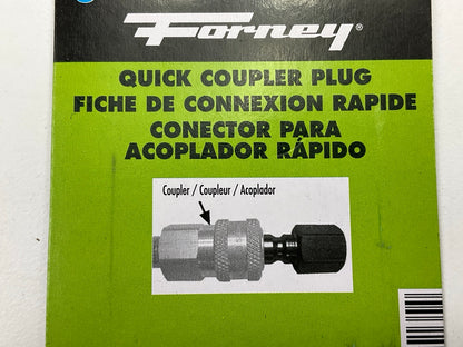 Forney 75135 Quick Connect Coupler, 1/4 Inch FNPT