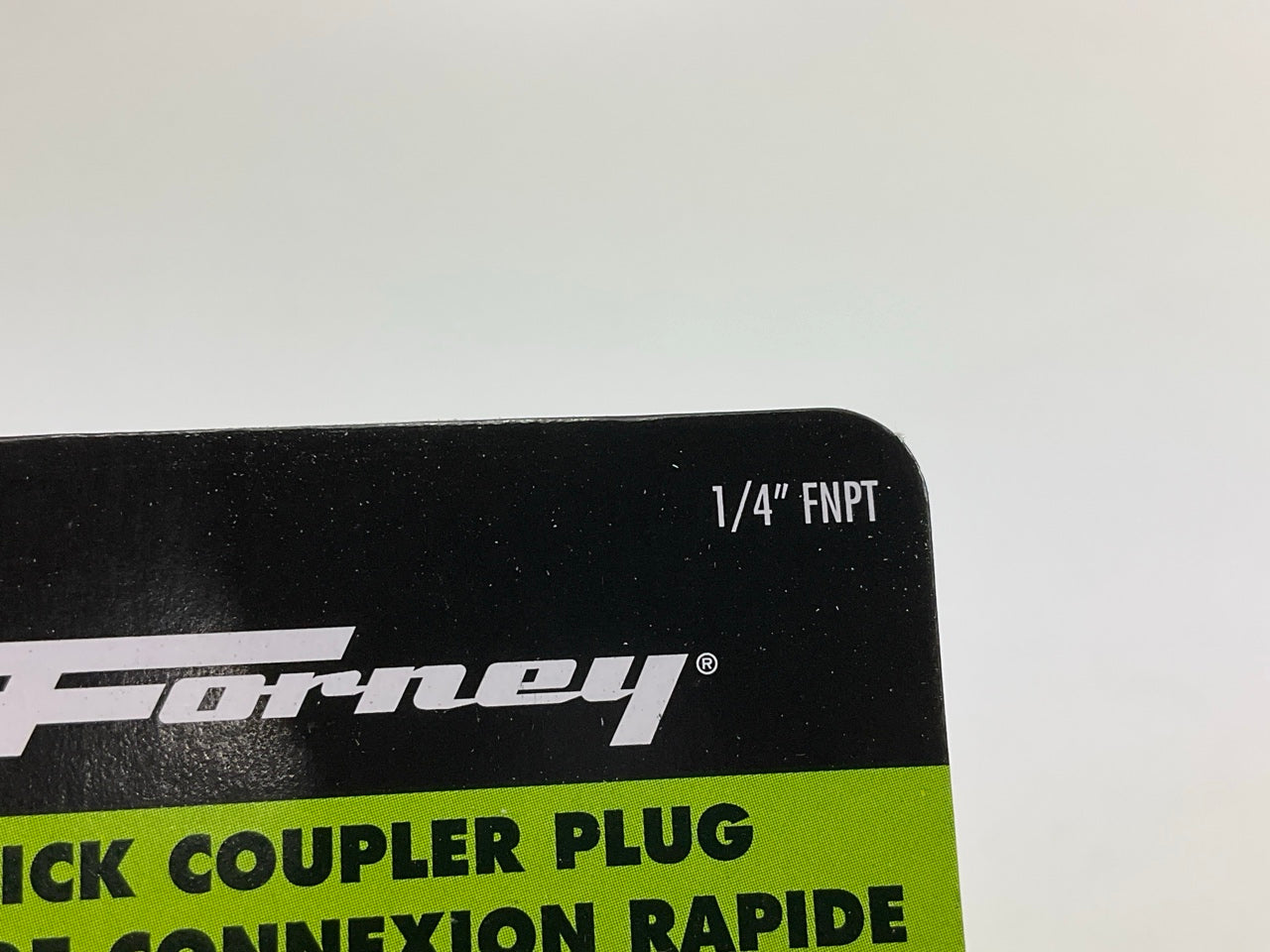Forney 75135 Quick Connect Coupler, 1/4 Inch FNPT