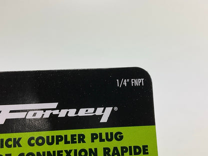 Forney 75135 Quick Connect Coupler, 1/4 Inch FNPT