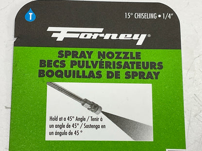 Forney 75153 Chiseling Nozzle, Yellow, 15 Degrees X 4.5 Mm