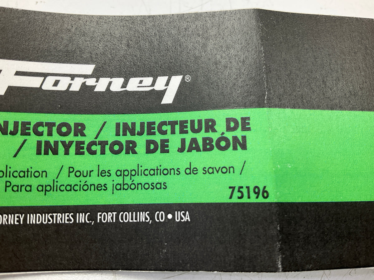 Forney 75196 Pressure Washer Soap Injector With 48'' Hose For 3/4'' Garden Hose