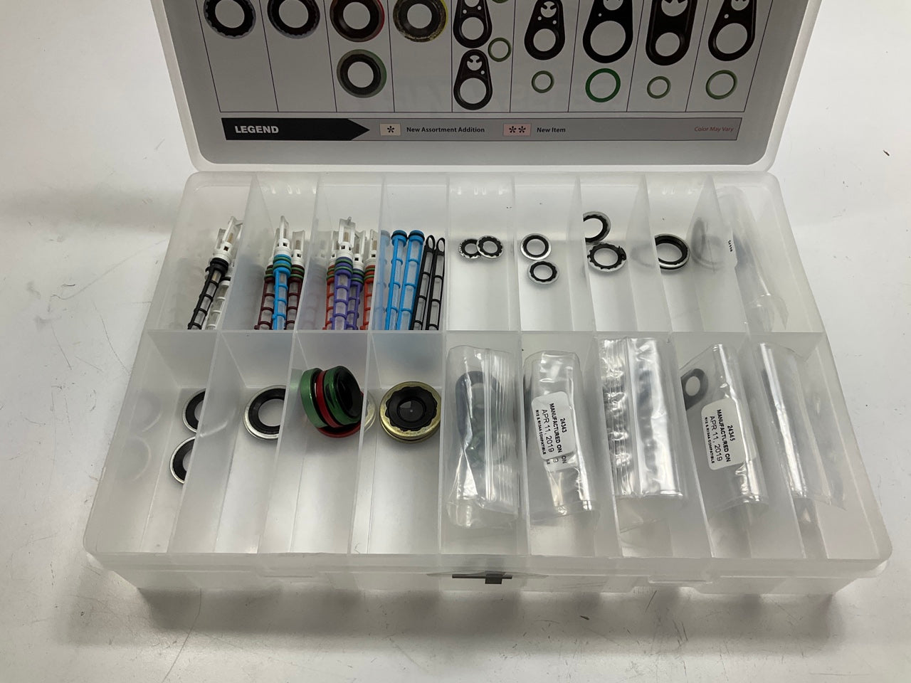 Four Seasons 24818 A/C Specialist O-Ring Tech (4) Tray Parts Assortment, 551 PCS