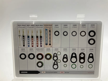 Four Seasons 24818 A/C Specialist O-Ring Tech (4) Tray Parts Assortment, 551 PCS