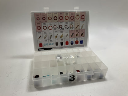 Four Seasons 24818 A/C Specialist O-Ring Tech (4) Tray Parts Assortment, 551 PCS