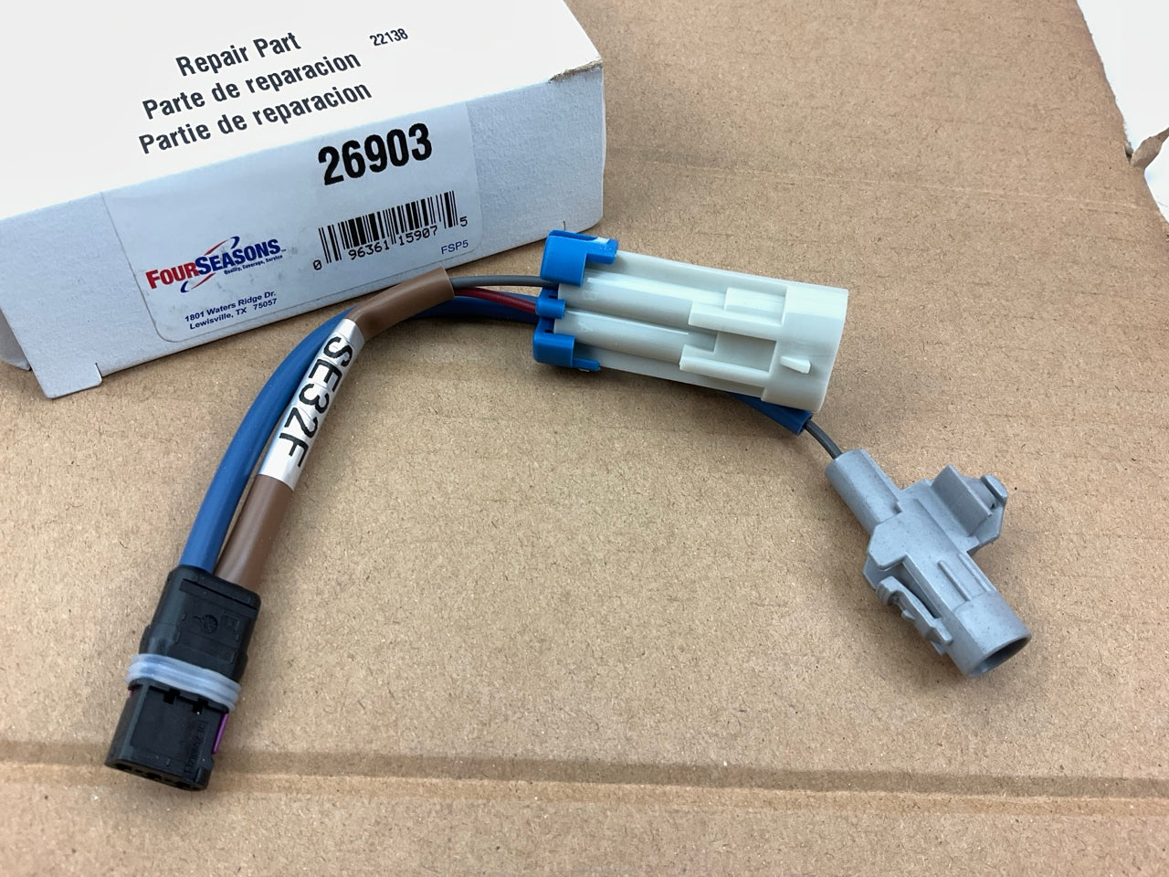 Four Seasons 26903 ECV DIAGNOSTIC Connector Harness For Compressor Tester, SE32F