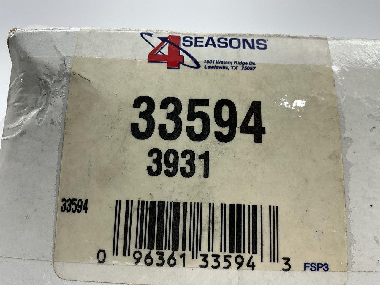 Four Seasons 33594 A/C Receiver Drier