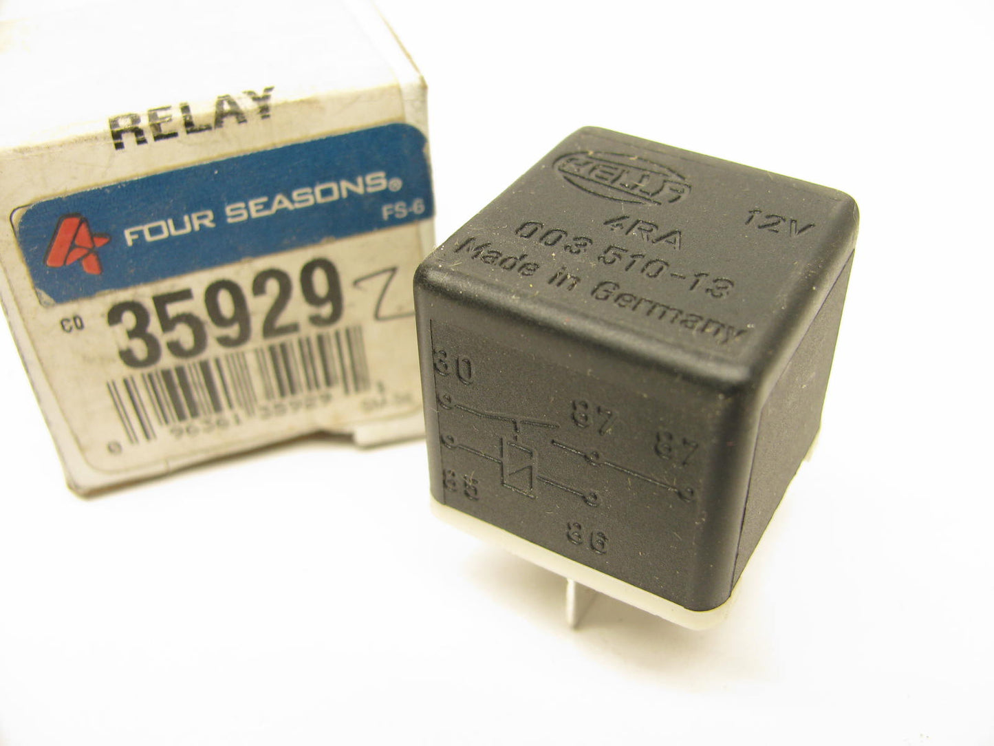 Four Seasons HELLA 35929 A/C Relay - Replaces Bosch 0332014113, HELLA 003-510-13