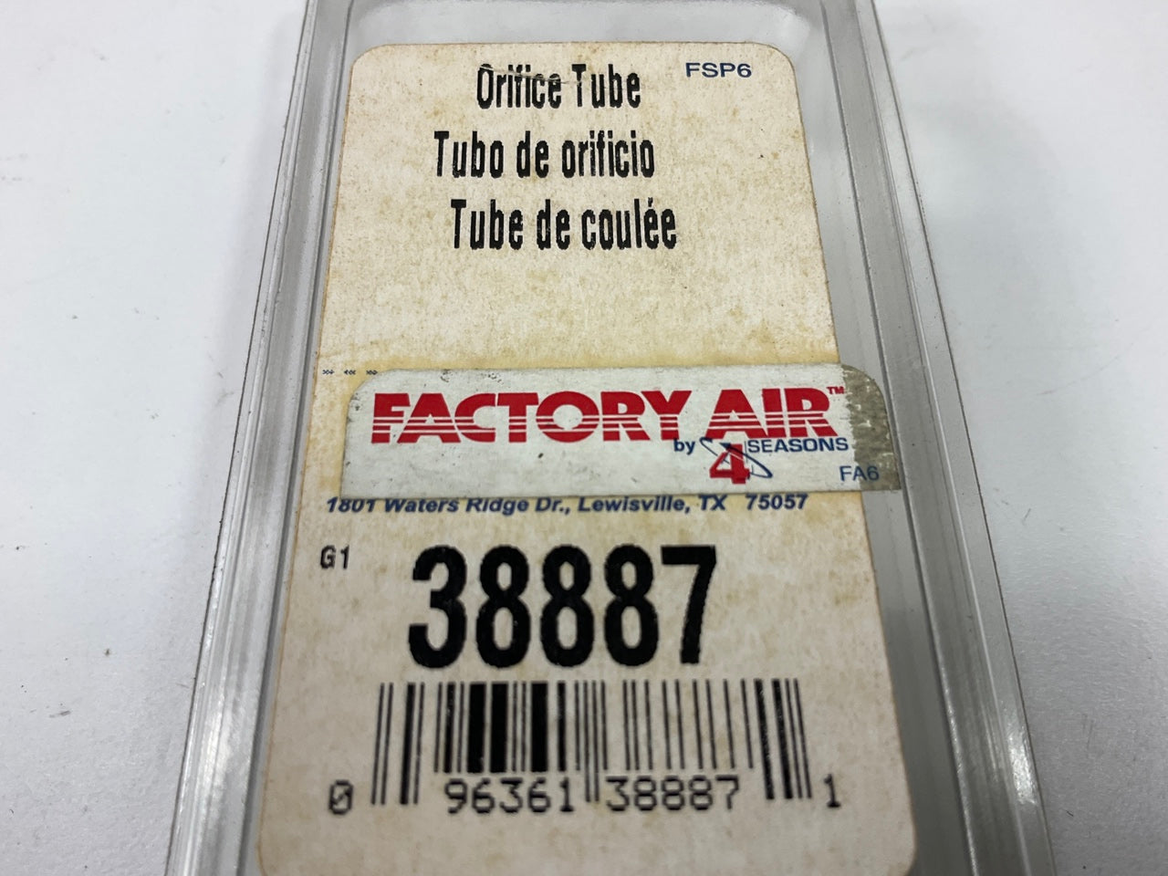 Four Seasons 38887 A/C Orifice Tube