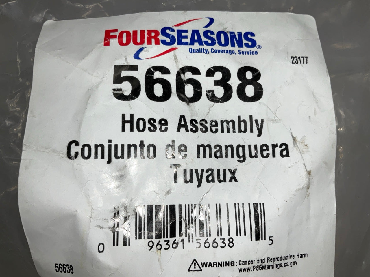 Four Seasons 56638 A/C Suction And Liquid Line Hose Assembly