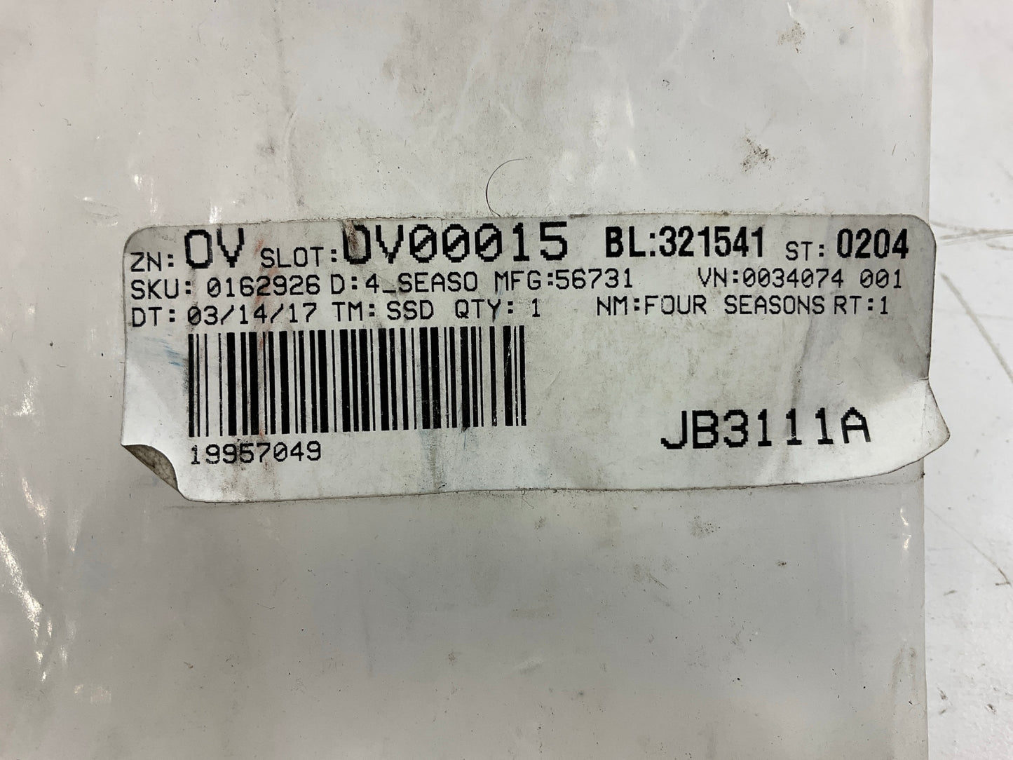 Four Seasons 56731 A/C Refrigerant Liquid Hose For 2001-2004 Chrysler PT Cruiser
