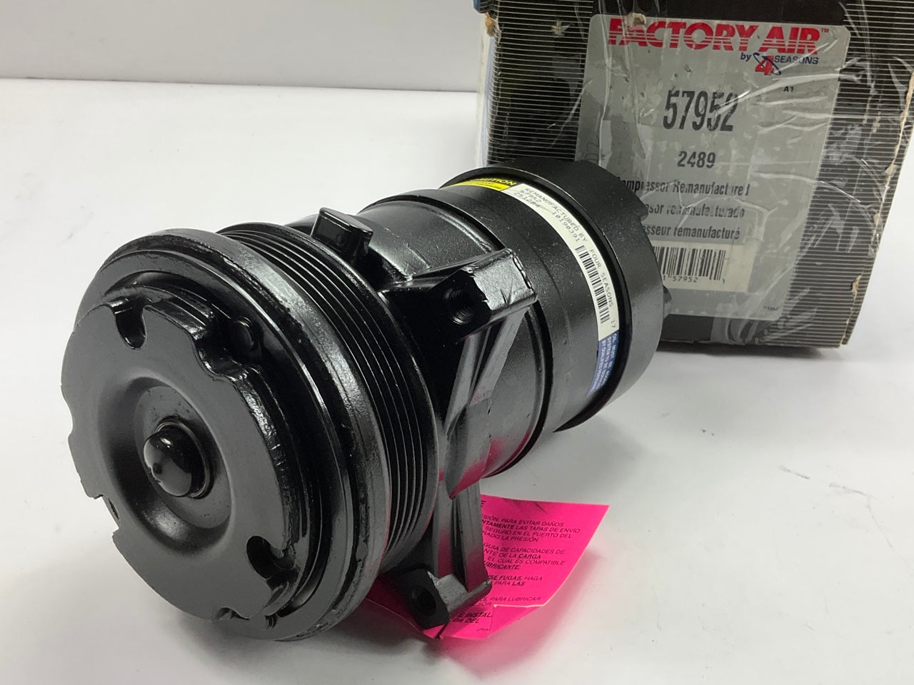 Reman. Four Seasons 57952 HD6 A/C Compressor With Clutch For 94-95 DeVille