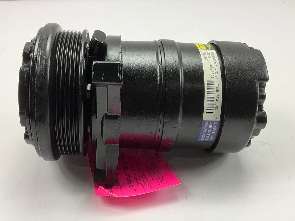 Reman. Four Seasons 57952 HD6 A/C Compressor With Clutch For 1994-1995 DeVille