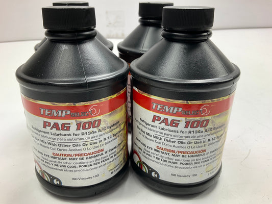 4 PACK - Four Seasons 59002 PAG 100 A/C Compressor Refrigerant Oil, 8 Oz Each