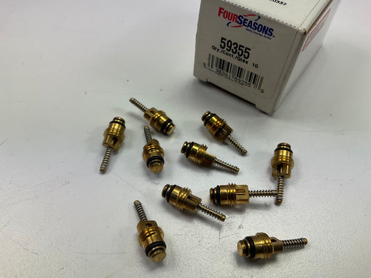 (10) 4 Seasons 59355 M8 A/C Schrader Valve Core Charge Port For Chrysler Ford GM