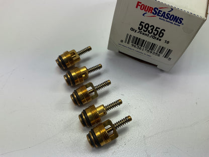 5 Pack - Four Seasons 59356 Service Port A/C Valve Core, High Flow M10