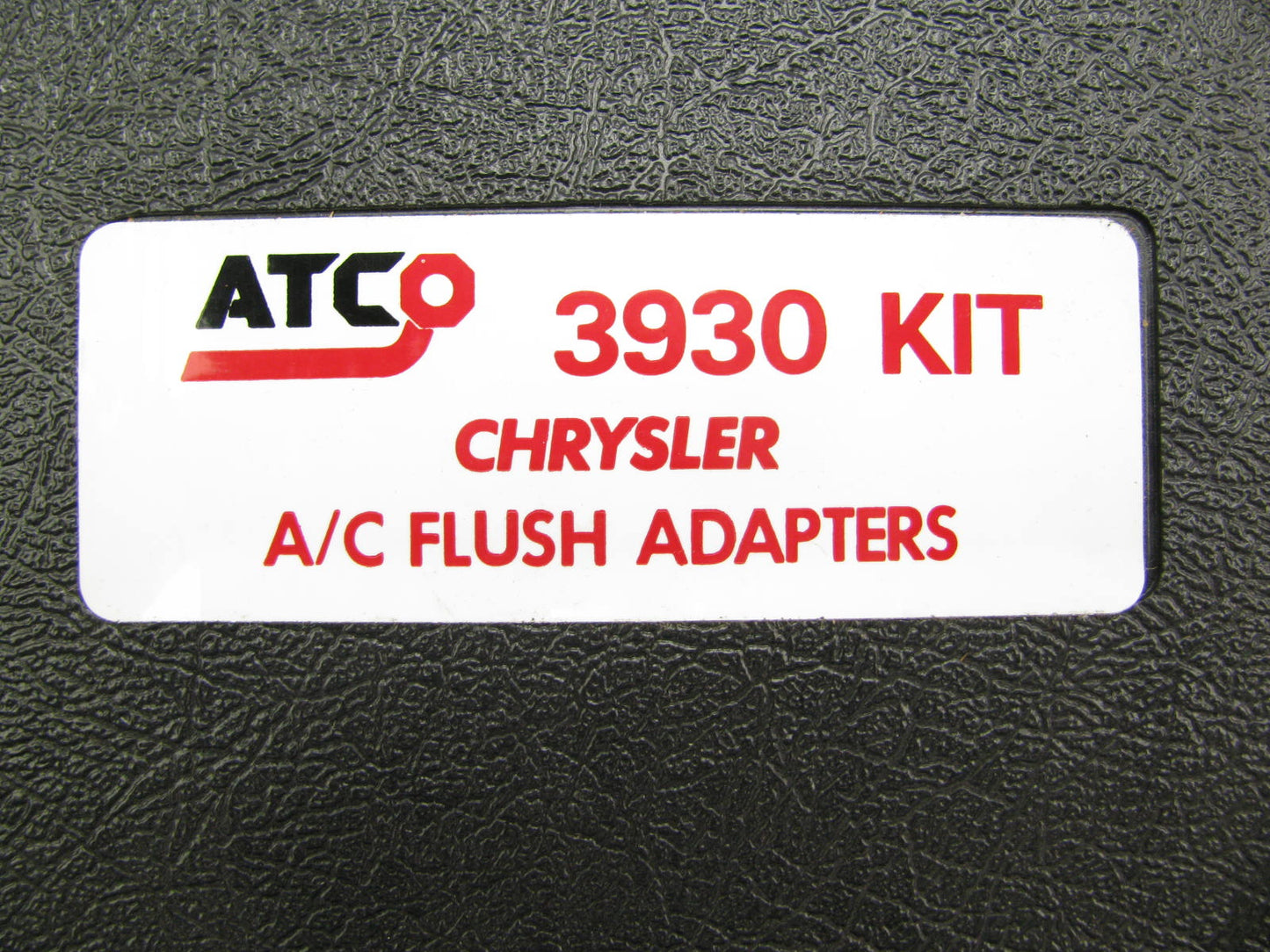 Four Seasons 59767 A/C Service Flush Adapter Kit For Chrysler - Atco 3930