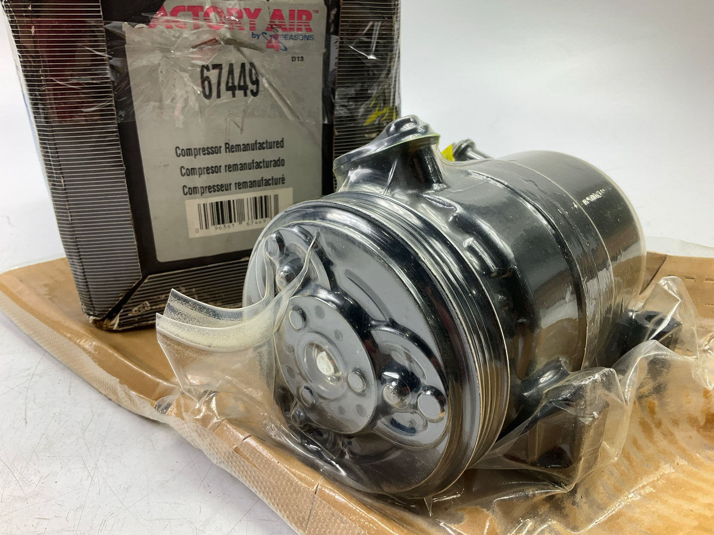 REMAN. Four Seasons 67449 A/C Compressor  For 2000-2001 Nissan Altima